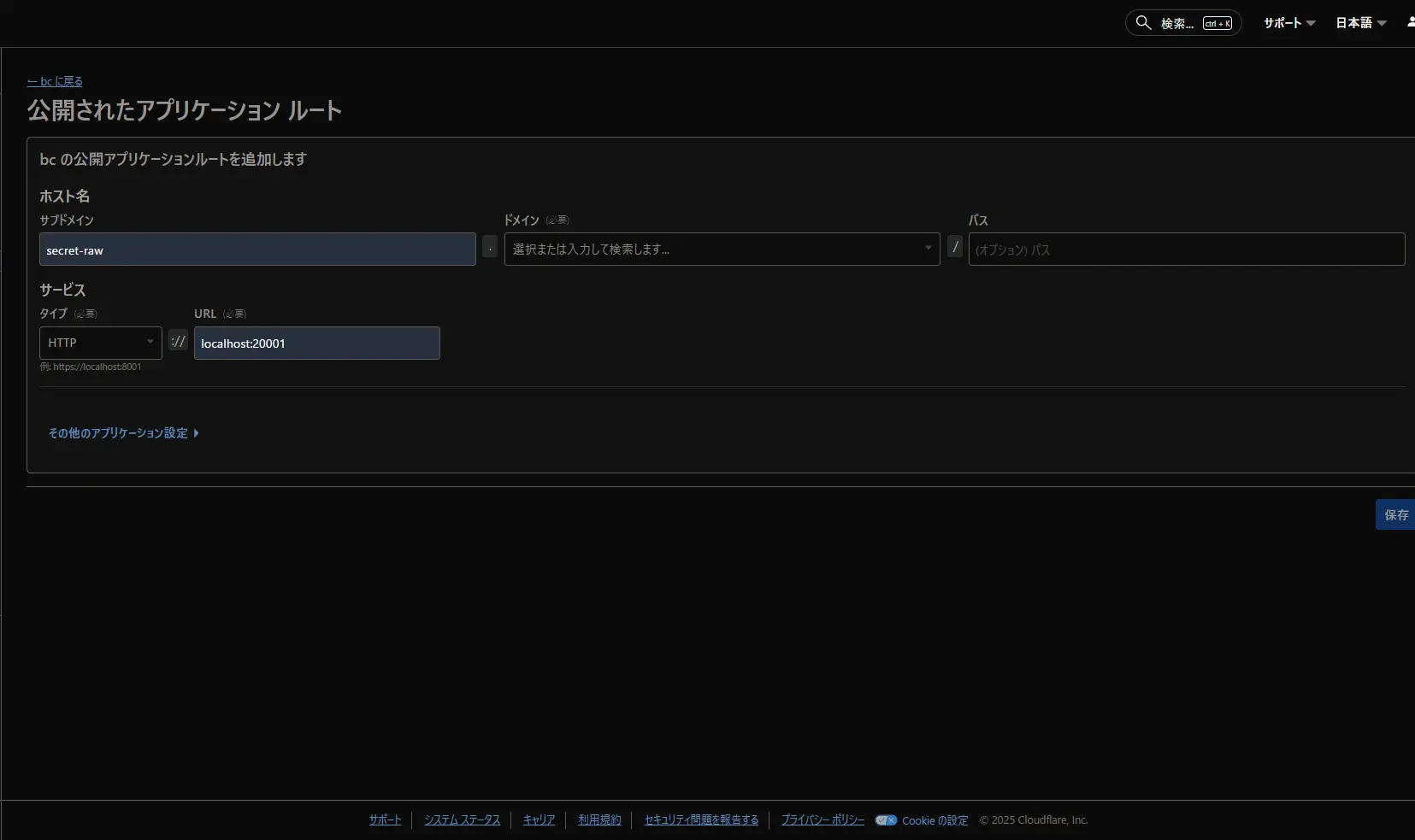 06_publish-web-with-cloudflare-zero-trust-and-tunnel/public-application-creation-page.webp